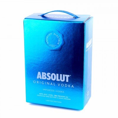 Горілка Absolut Electric 3 літри (Абсолют 3л)